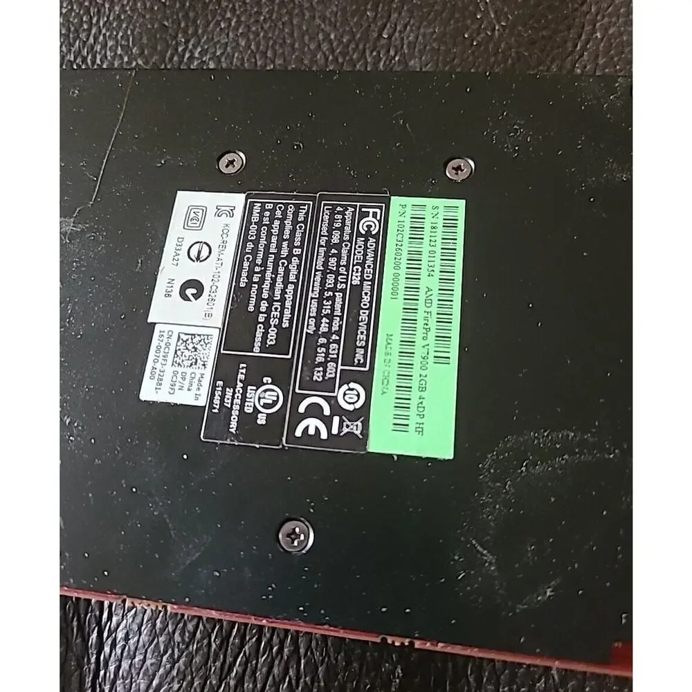 AMD FirePro V7900 100-505647 2GB GDDR5 SDRAM PCI Express x16